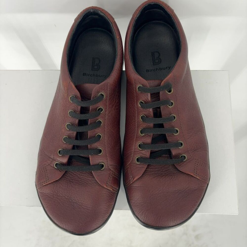 Birchbury Burgundy Leather Shoes
